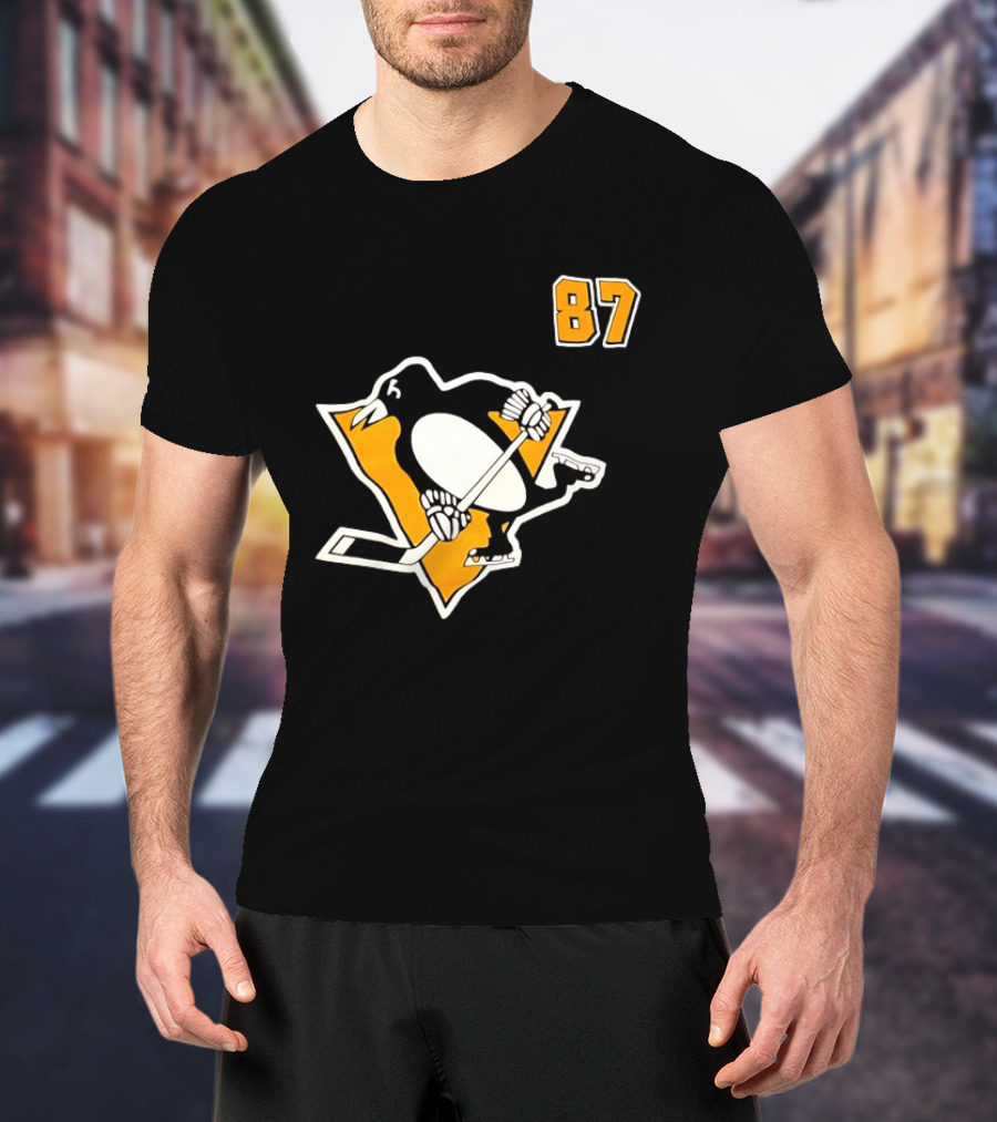 Sidney Crosby 87 Pittsburgh Penguins NHL Player T-Shirt