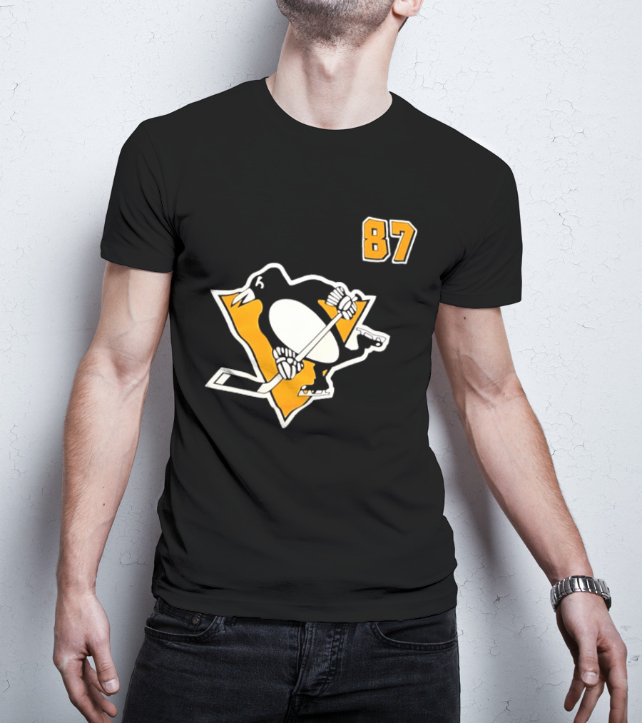 Sidney Crosby 87 Pittsburgh Penguins NHL Player T-Shirt