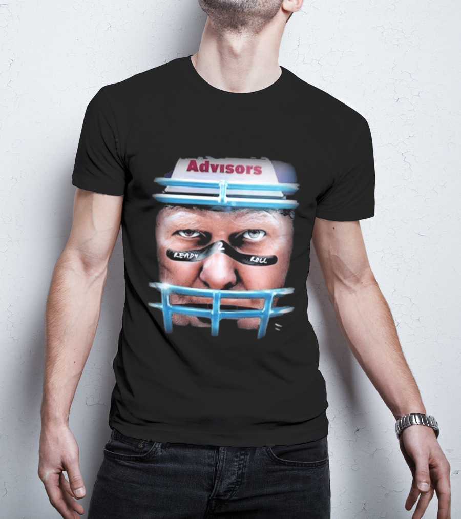 Advisors Stu Helmet Ready 2 Roll Football T-Shirt