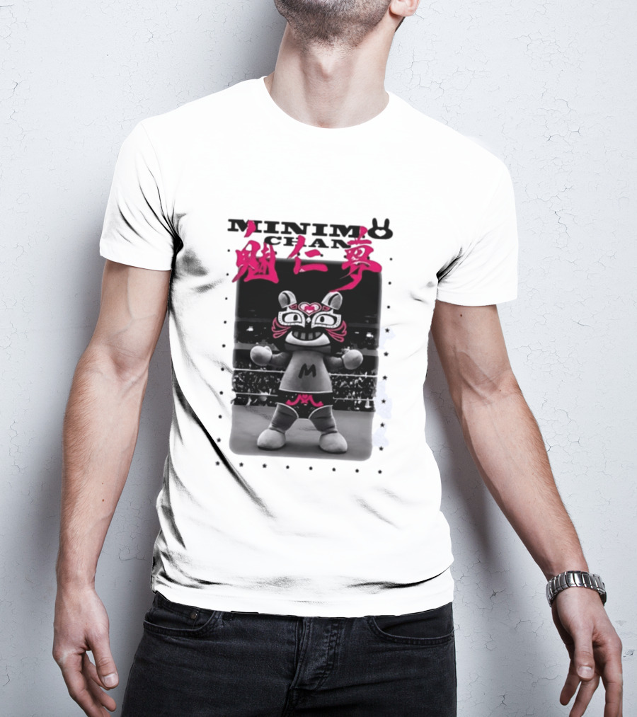 Minimo Chan Lucha Libre Japanese Wrestling T-Shirt