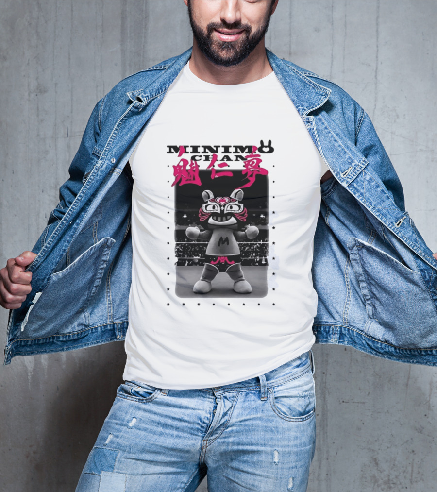 Minimo Chan Lucha Libre Japanese Wrestling T-Shirt