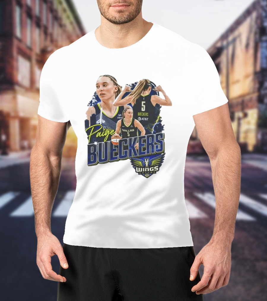 Paige Bueckers Dallas Wings 5 WNBA Basketball Wings Orders T-Shirt