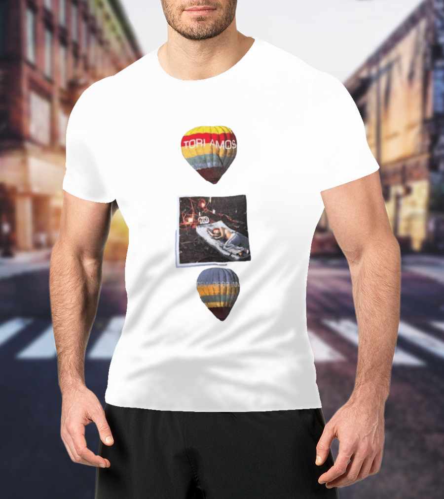 Tori Amos Dew Drop Inn 90s Music Alternative Rock Hot Air Balloon Album T-Shirt