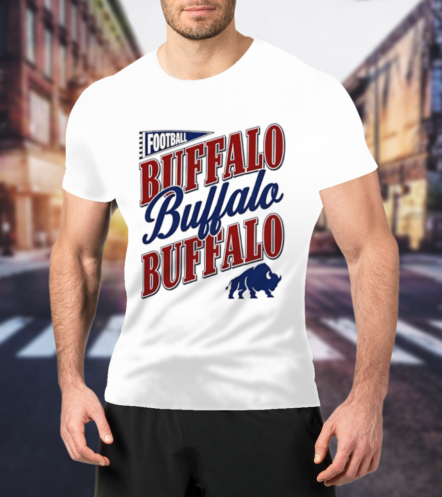 Buffalo Buffalo Buffalo Football T-Shirt