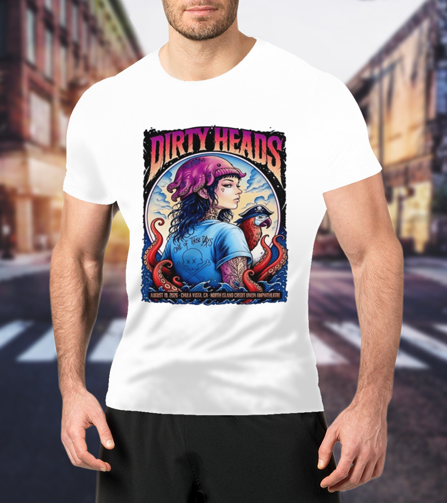 Dirty Heads One Of Those Days Tour 2026 Chula Vista Concert T-Shirt