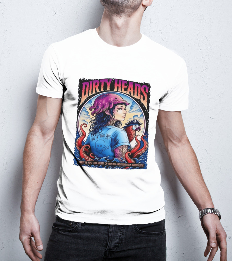 Dirty Heads One Of Those Days Tour 2026 Chula Vista Concert T-Shirt