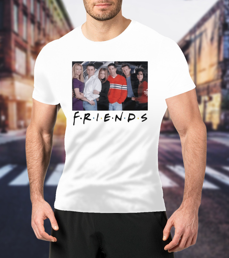 Friends Cast Group 90s Sitcom Rachel Green T-Shirt
