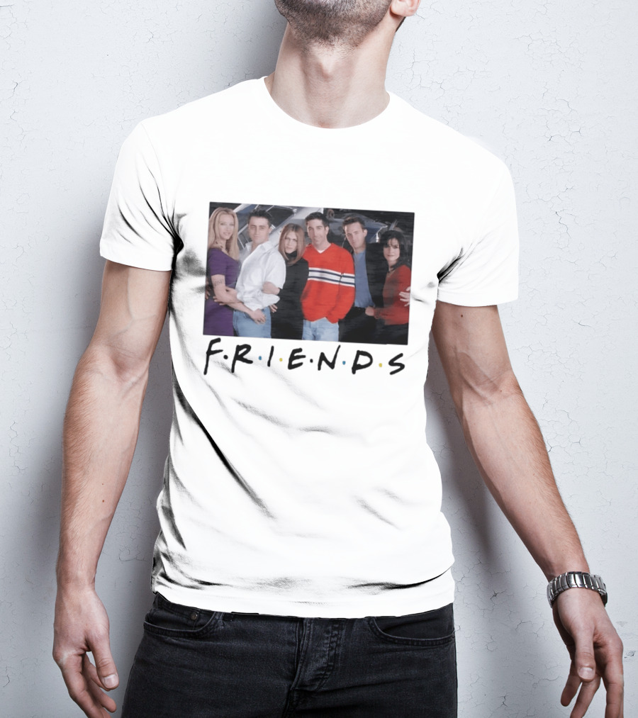 Friends Cast Group 90s Sitcom Rachel Green T-Shirt