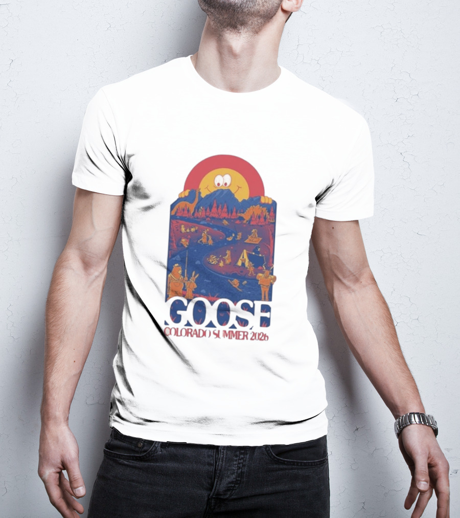Goose Colorado Summer 2026 Illustrated Camping Adventure T-Shirt