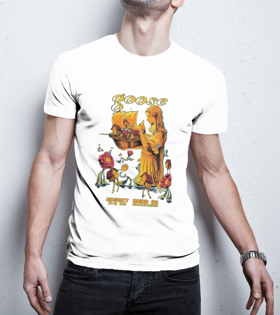 Goose Bend OR August 21 22 2026 Tour Goose Interdimensional Pizza Event T-Shirt