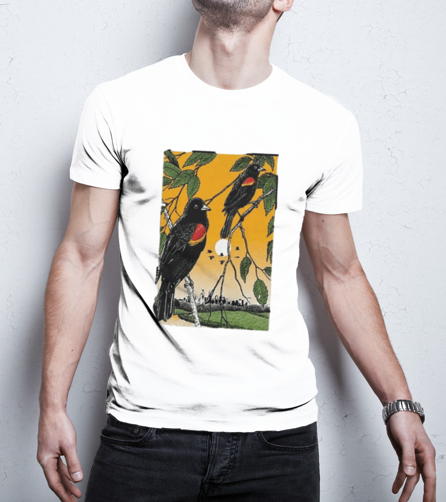 Gregory Alan Isakov Philadelphia August 21 2026 Red Winged Blackbirds City Skyline T-Shirt