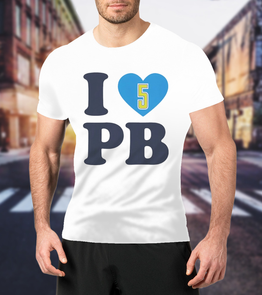 I Love Heart 5 PB Sports T-Shirt