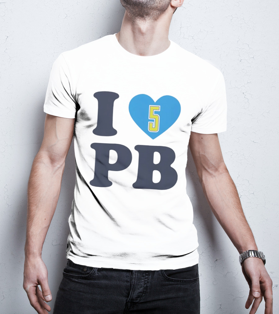 I Love Heart 5 PB Sports T-Shirt