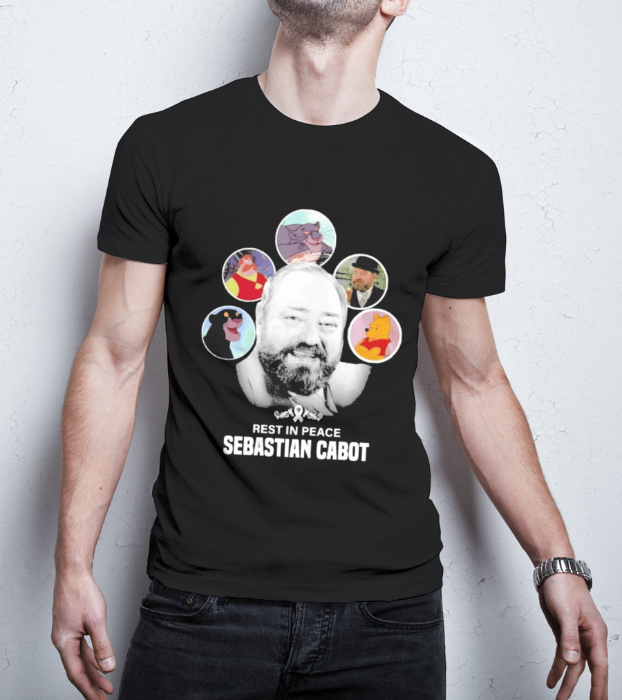 Rest In Peace Sebastian Cabot Disney Characters T-Shirt