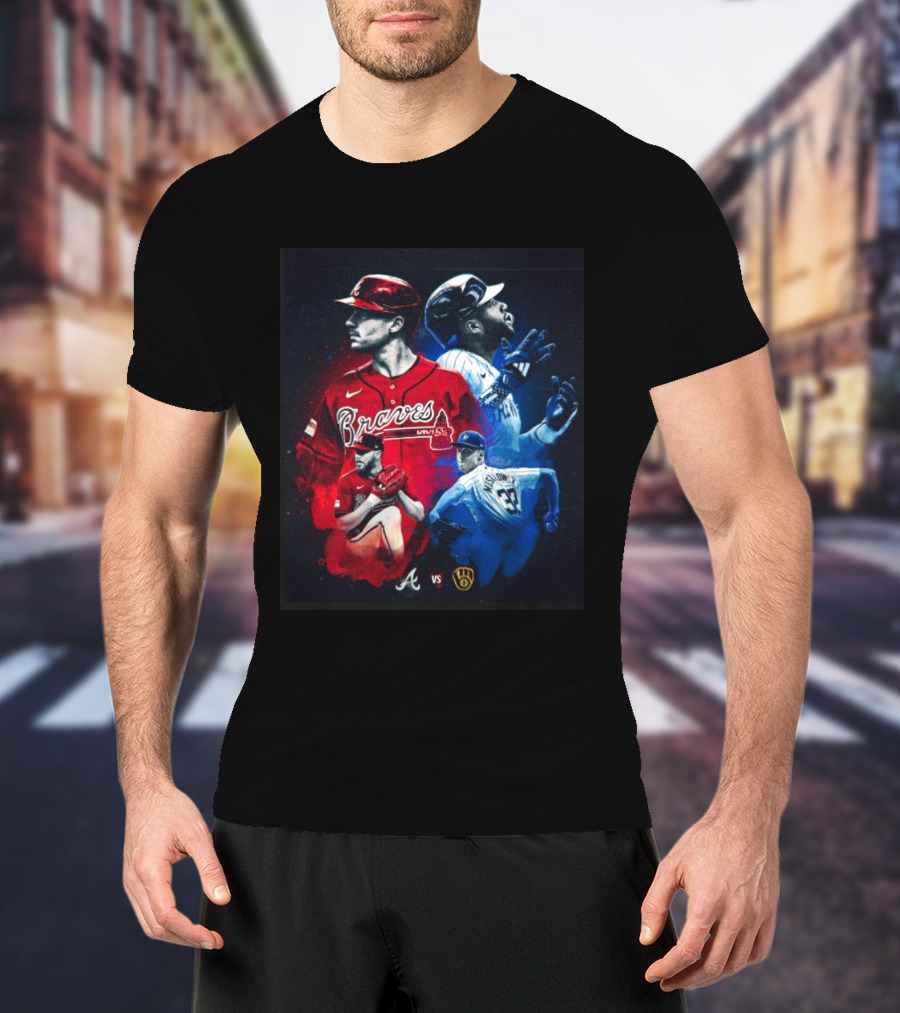 Braves Vs Brewers Showdown Chris Sale Jacob Misiorowski Pitching Duel In Milwaukee T-Shirt