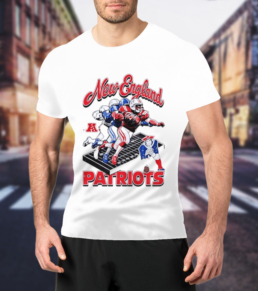 New England Patriots Football Player Action AFC T-Shirt
