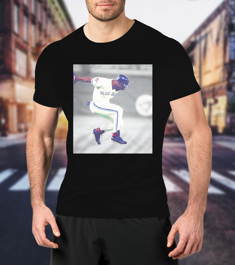 Joe Carter Toronto Blue Jays Baseball Jump Celebration T-Shirt