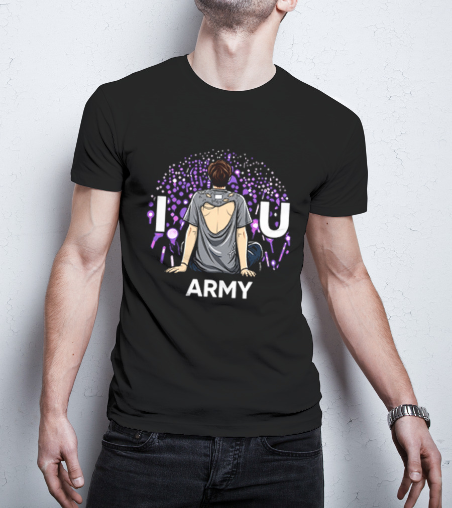 Joonie I Love You ARMY Concert Lights Fan T-Shirt