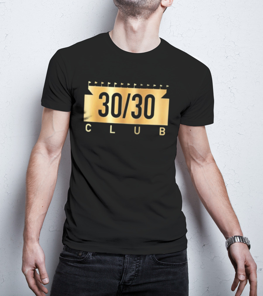 30 30 Club Ballparks Stadium Flags Collection T-Shirt