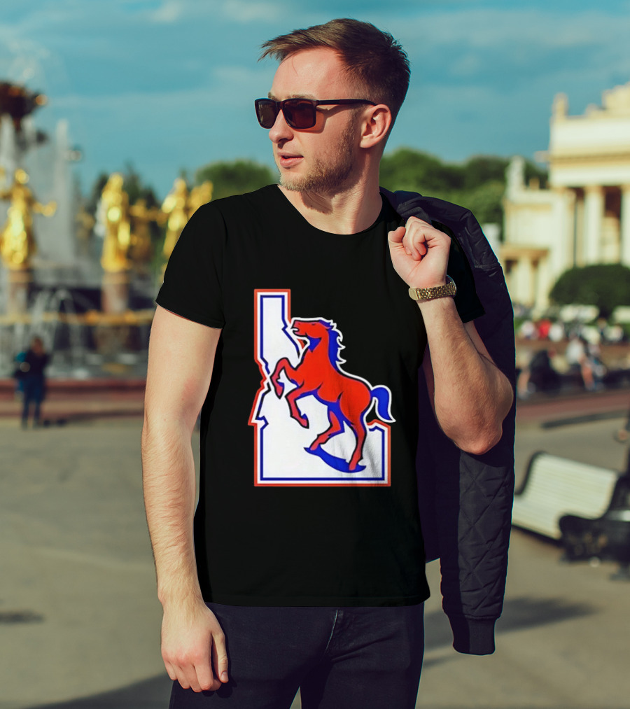 Boise State Broncos Idaho State Horse T-Shirt