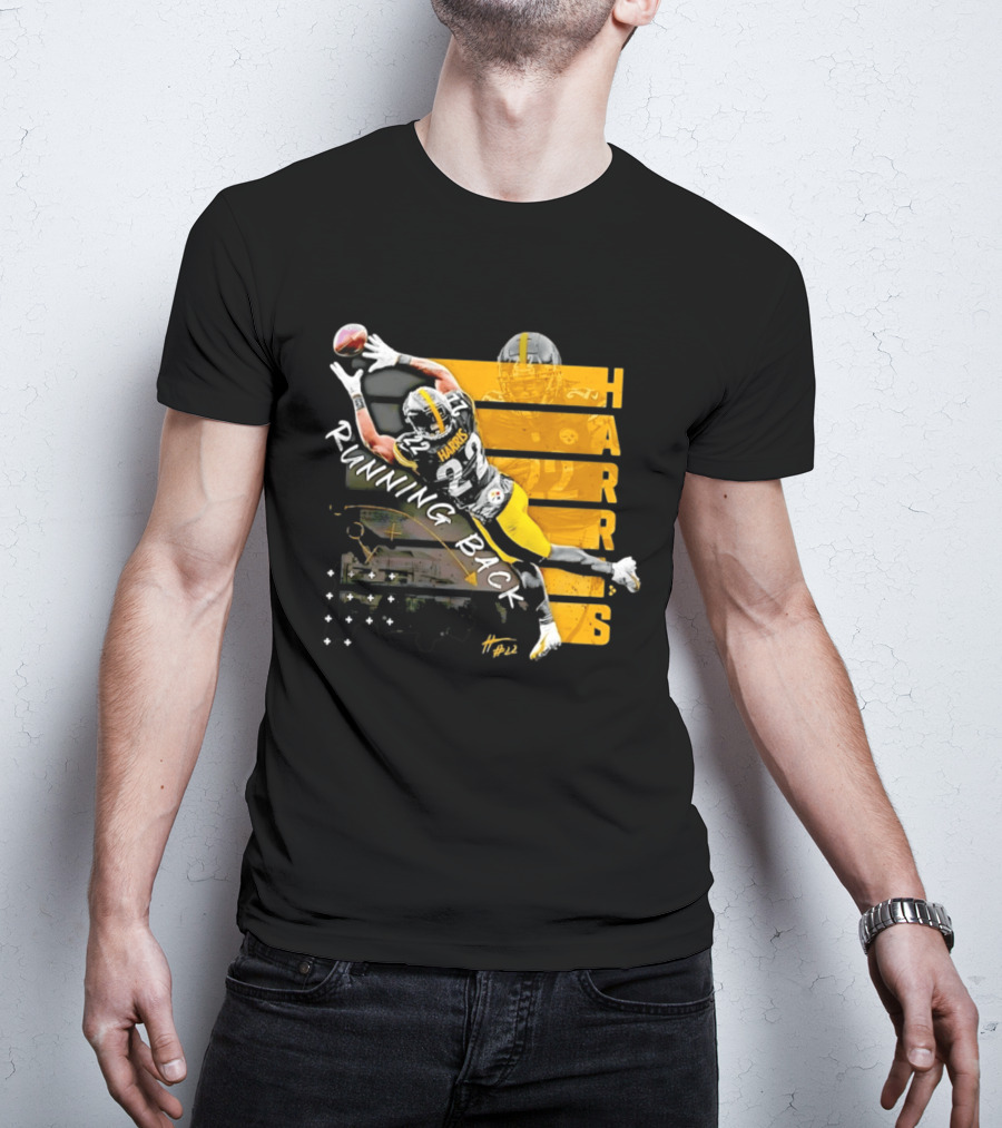 Najee Harris 22 Pittsburgh Running Back Steelers Football T-Shirt