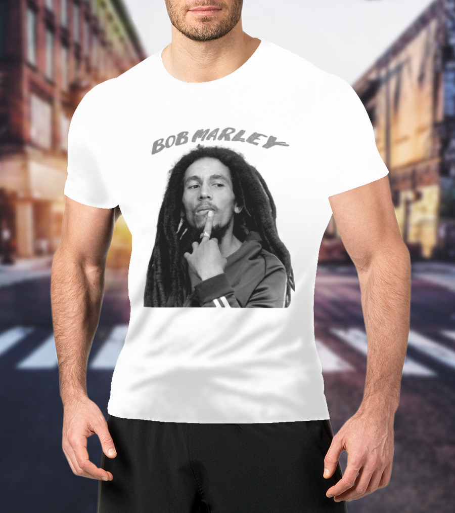 Bob Marley Iconic Pose Jumbo T-Shirt