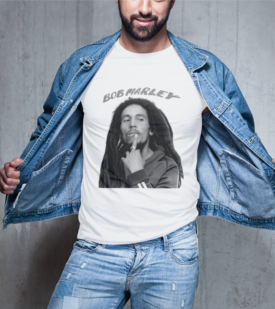 Bob Marley Iconic Pose Jumbo T-Shirt