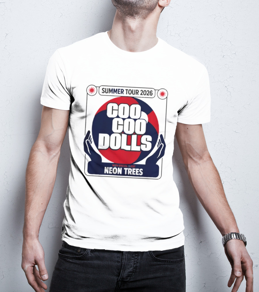 Coo Coo Dolls Summer Tour 2026 Featuring Neon Trees Concert Event T-Shirt