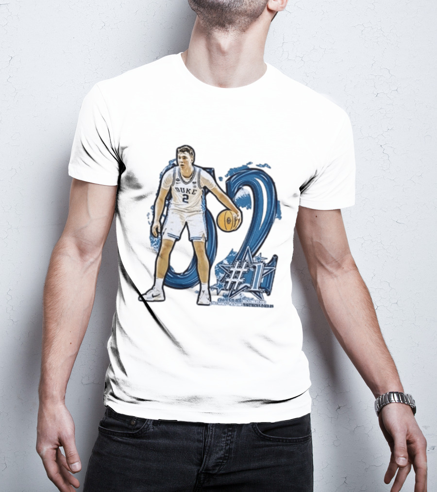 Duke Basketball Cooper Flagg Draft Number One Dallas Mavericks T-Shirt