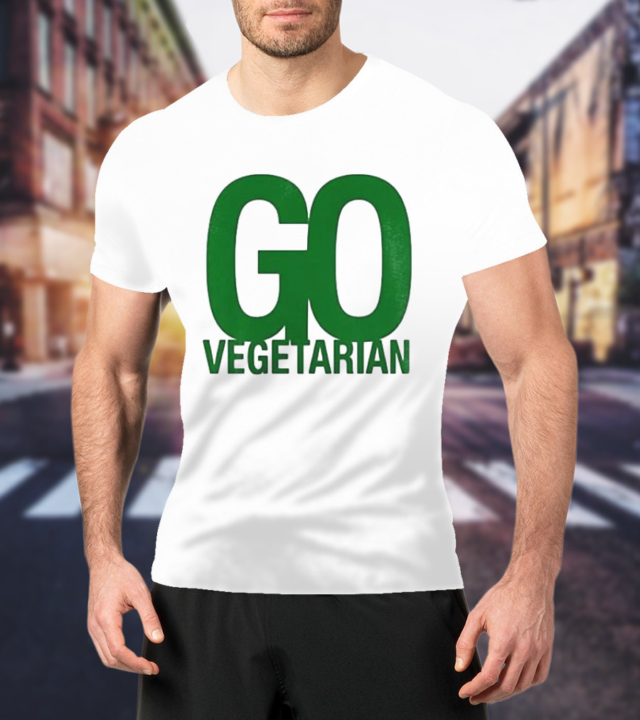 Justice Hamburgers Are Made Of What Go Vegetarian Cow T-Shirt