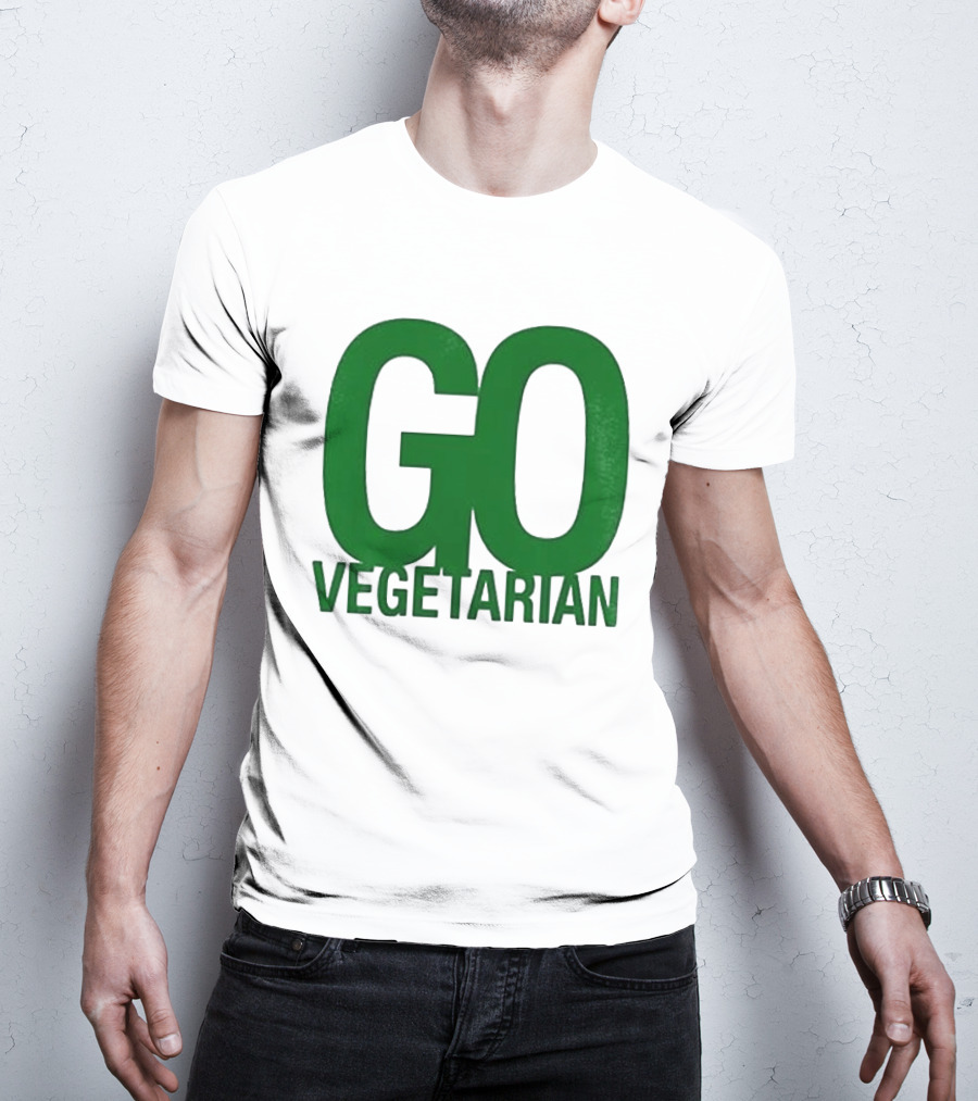 Justice Hamburgers Are Made Of What Go Vegetarian Cow T-Shirt