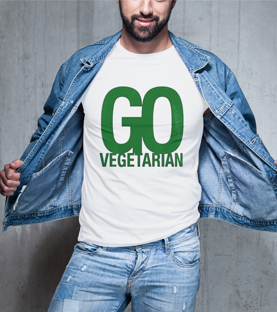 Justice Hamburgers Are Made Of What Go Vegetarian Cow T-Shirt