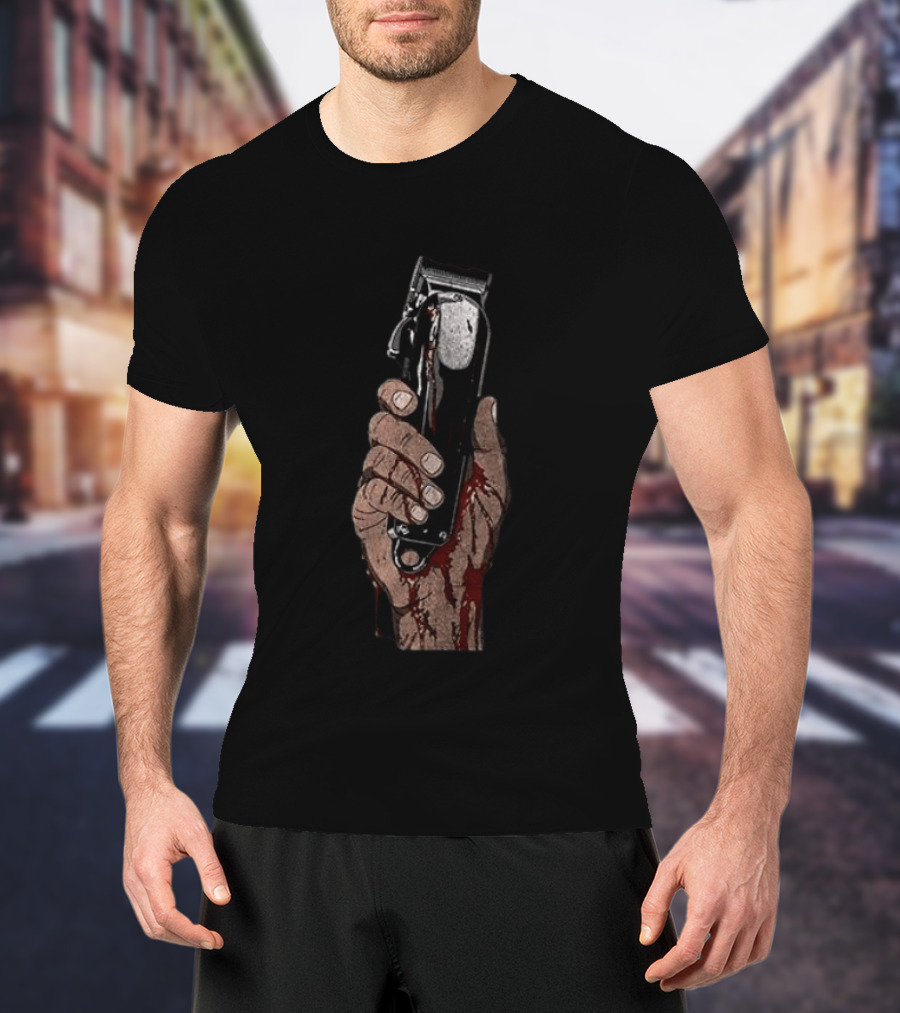Hustle Don't Stop Powerful Hand Clipper Determination T-Shirt