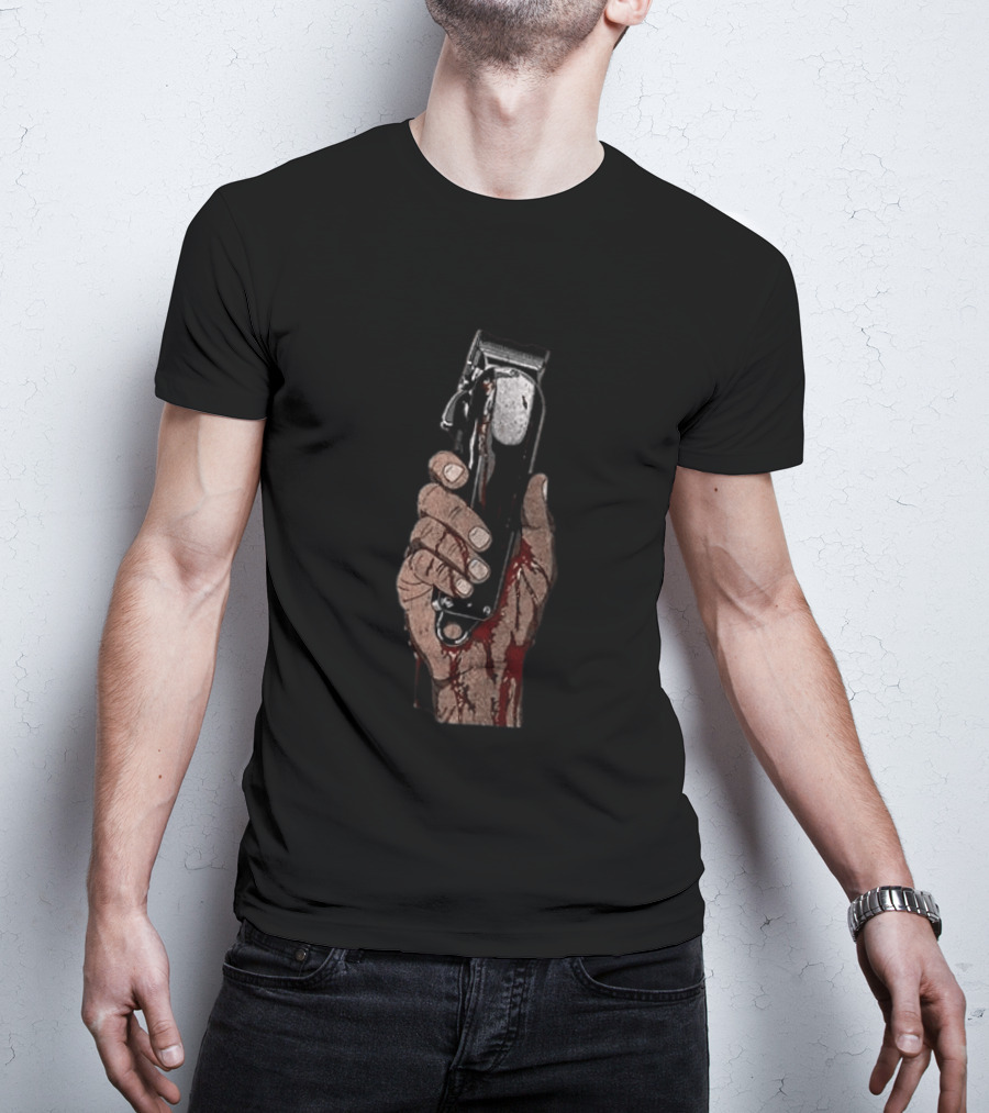 Hustle Don't Stop Powerful Hand Clipper Determination T-Shirt