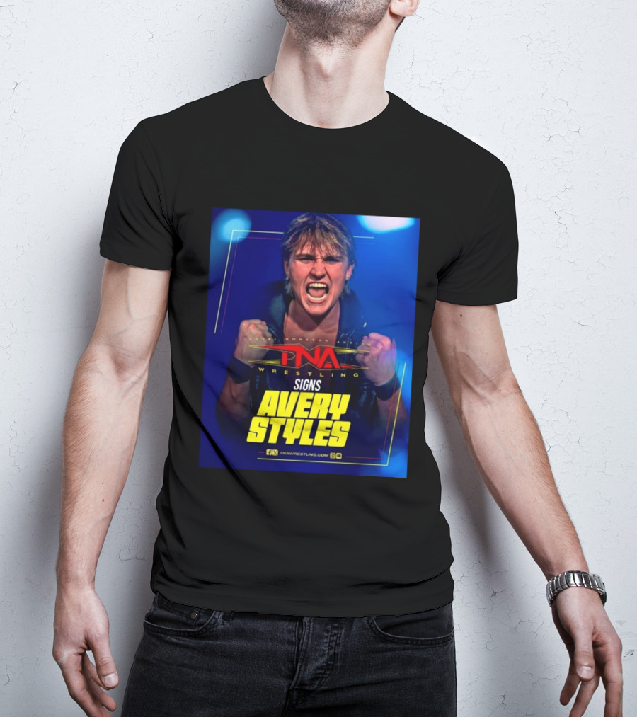 TNA Wrestling Signs Avery Styles Phenomenal Son T-Shirt