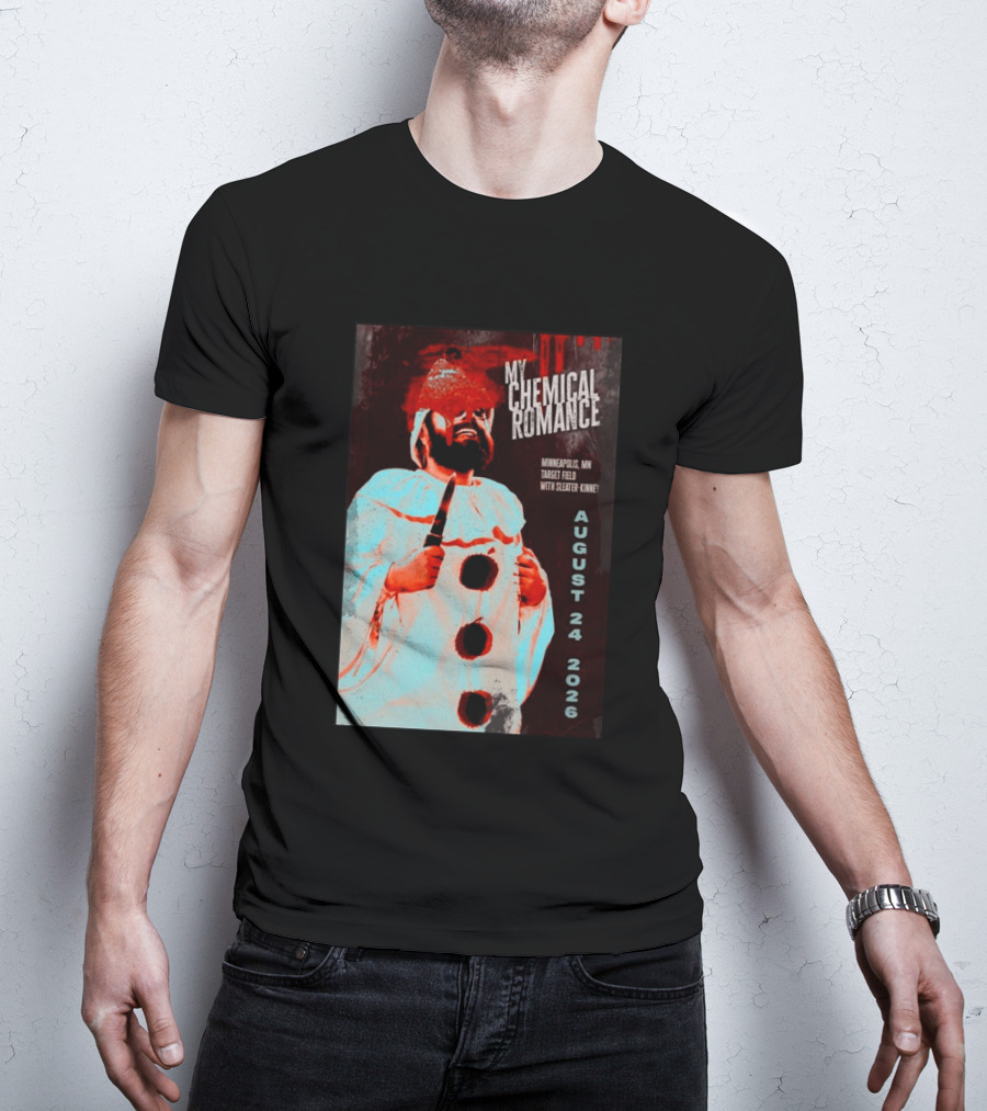 My Chemical Romance Minneapolis MN Target Field August 24 2026 With Sleater Kinney T-Shirt