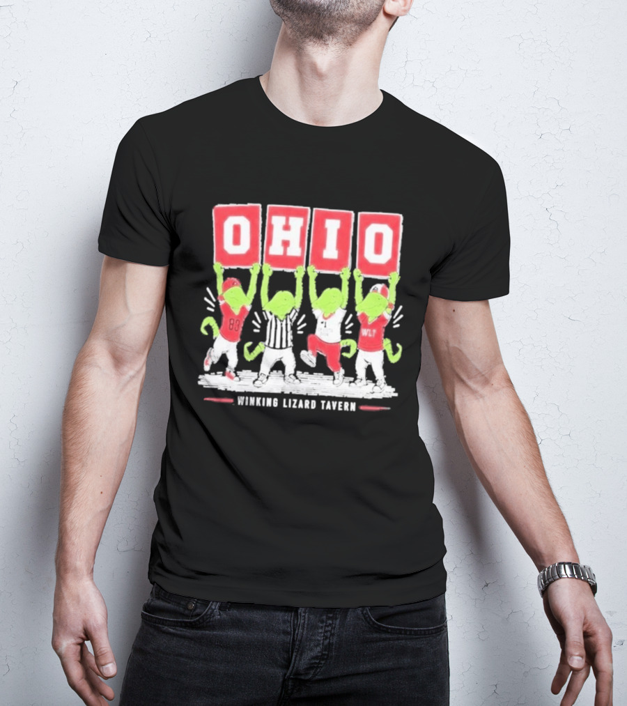 Ohio Winking Lizard Tavern Football Celebration T-Shirt