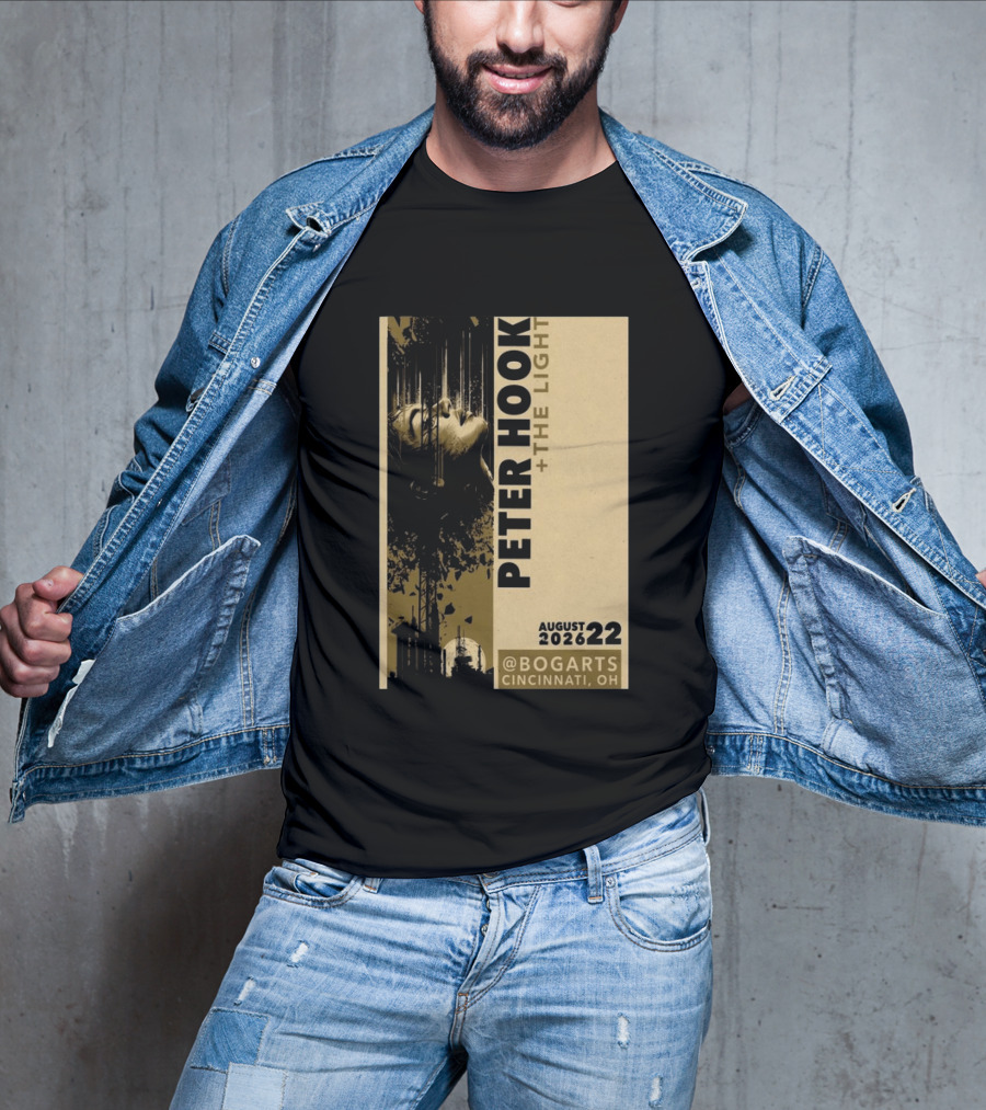 Peter Hook And The Light Live At Bogarts Cincinnati 2026 T-Shirt
