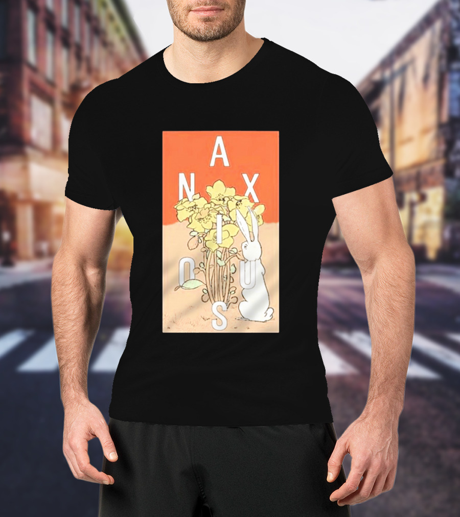 Anxious Tour 2026 Bouquet And Rabbit Summer Fall T-Shirt