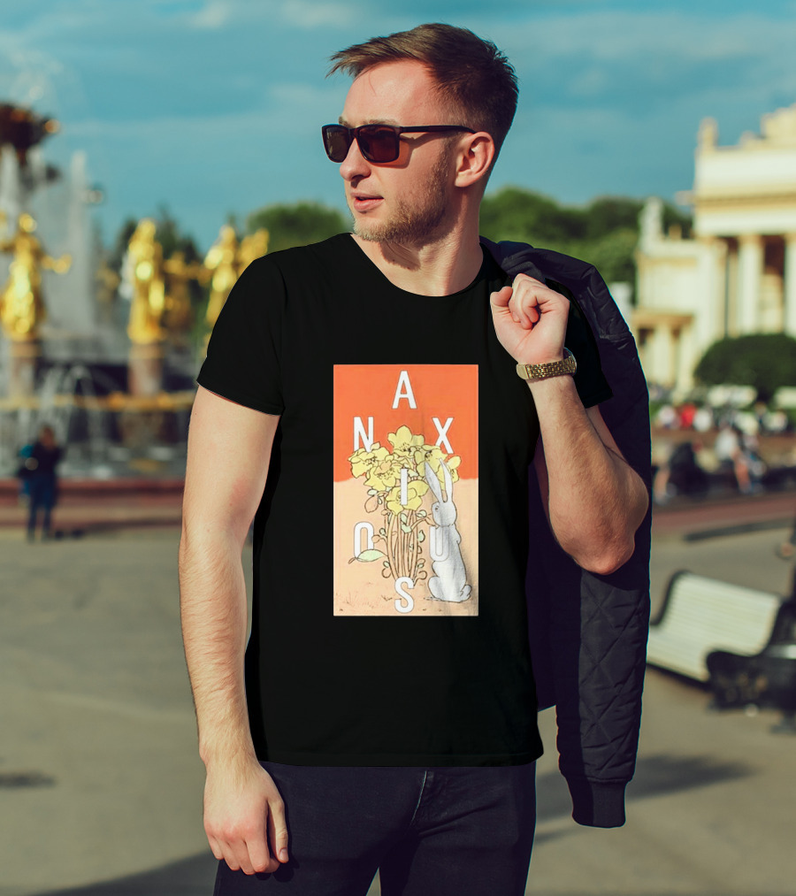 Anxious Tour 2026 Bouquet And Rabbit Summer Fall T-Shirt