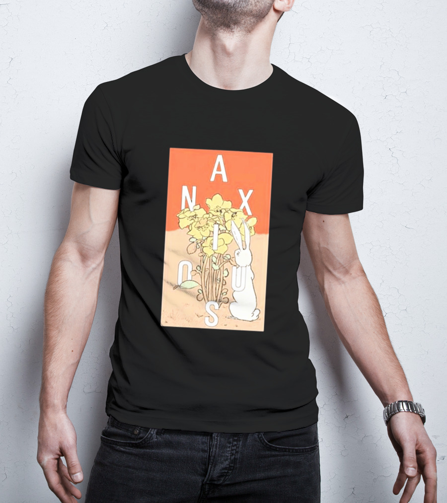 Anxious Tour 2026 Bouquet And Rabbit Summer Fall T-Shirt