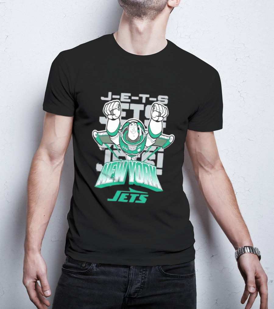 Buzz Lightyear New York J E S Football Team Fan T-Shirt