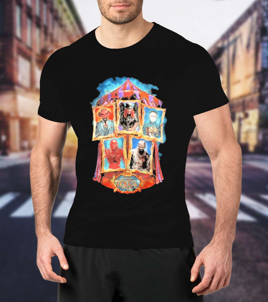 Halloween Horror Nights 2026 Key 2028 Horror Extravaganza T-Shirt