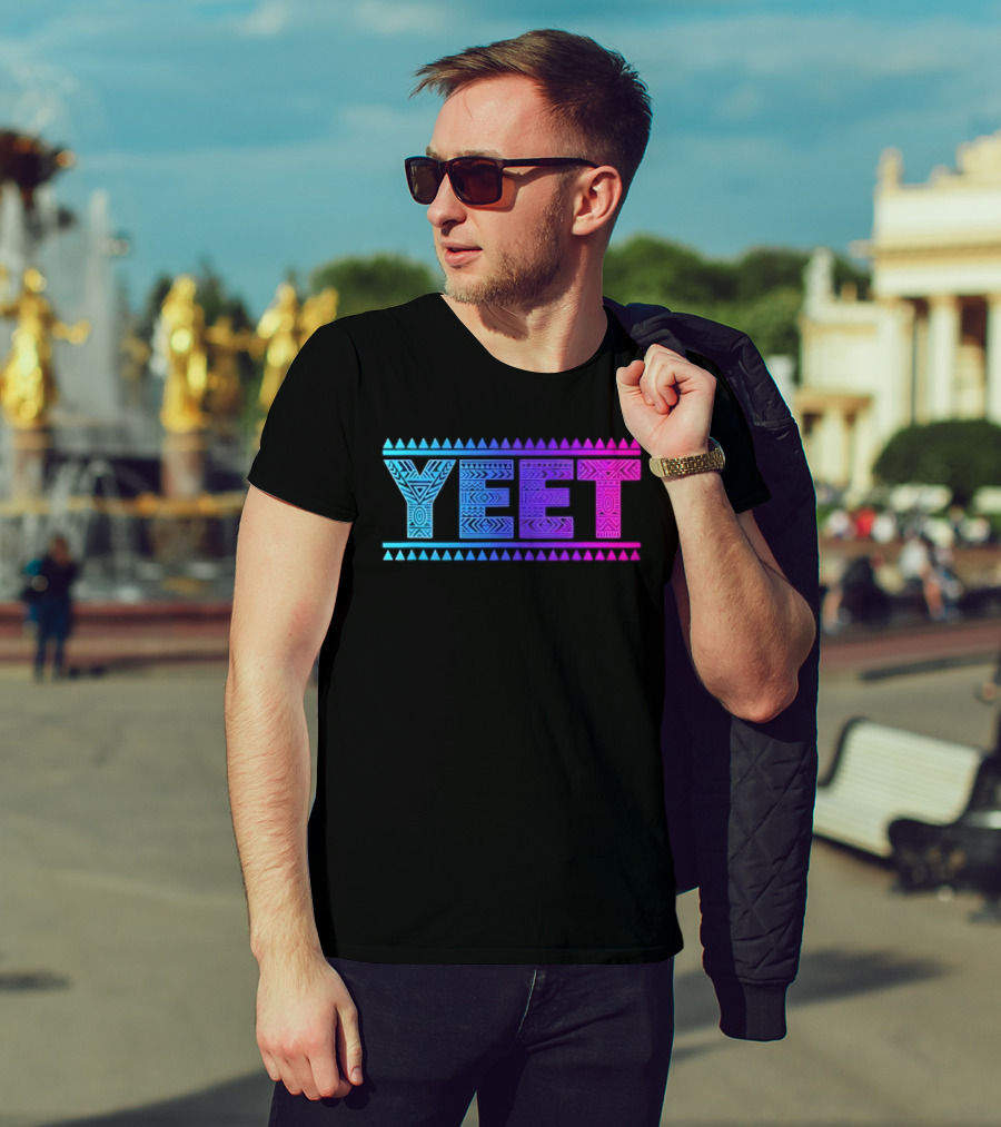 YEET Tribal Slang Gradient T-Shirt