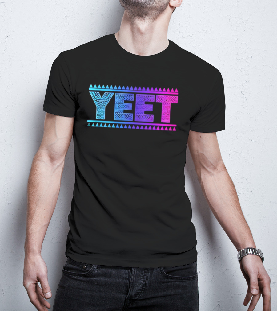 YEET Tribal Slang Gradient T-Shirt