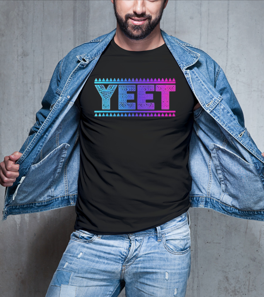 YEET Tribal Slang Gradient T-Shirt