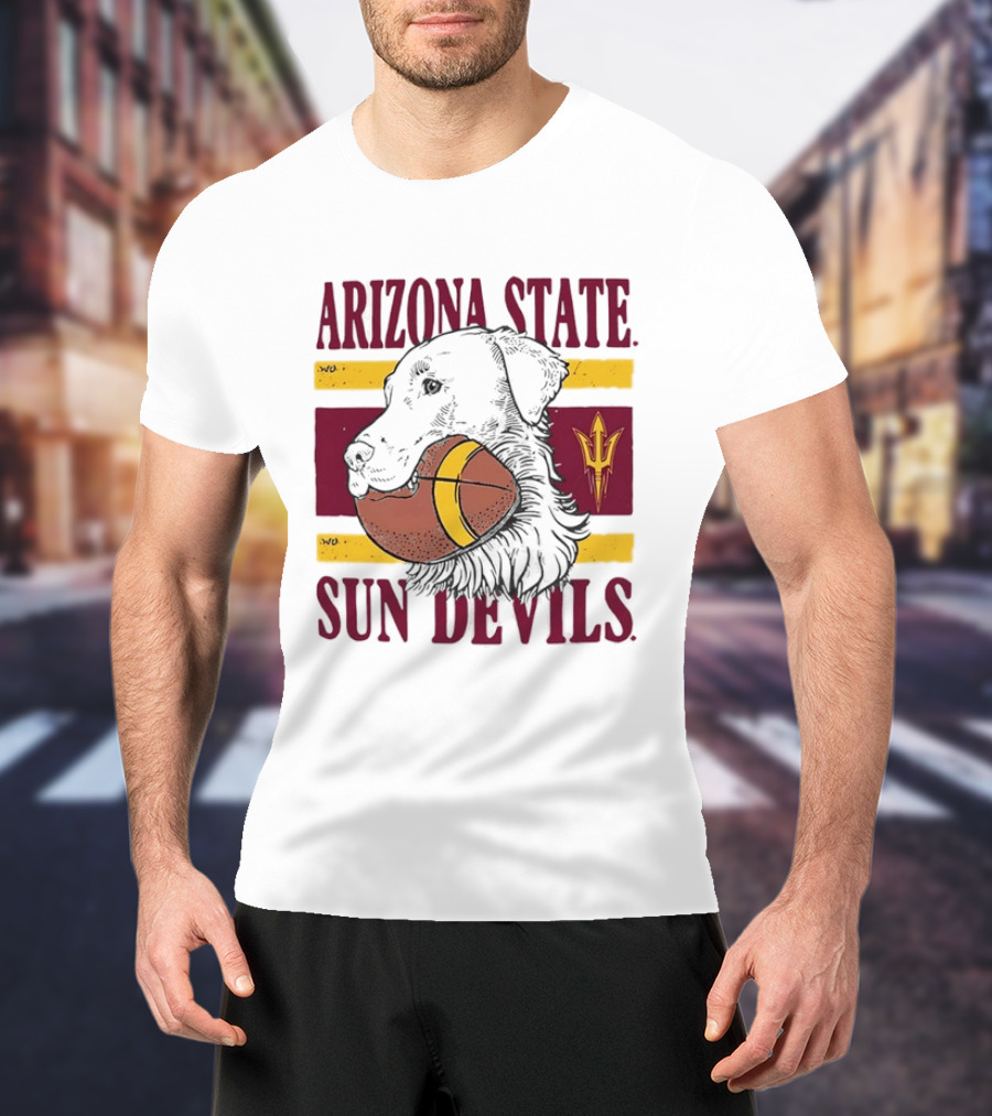 Arizona State Sun Devils Dog Football Team Spirit T-Shirt