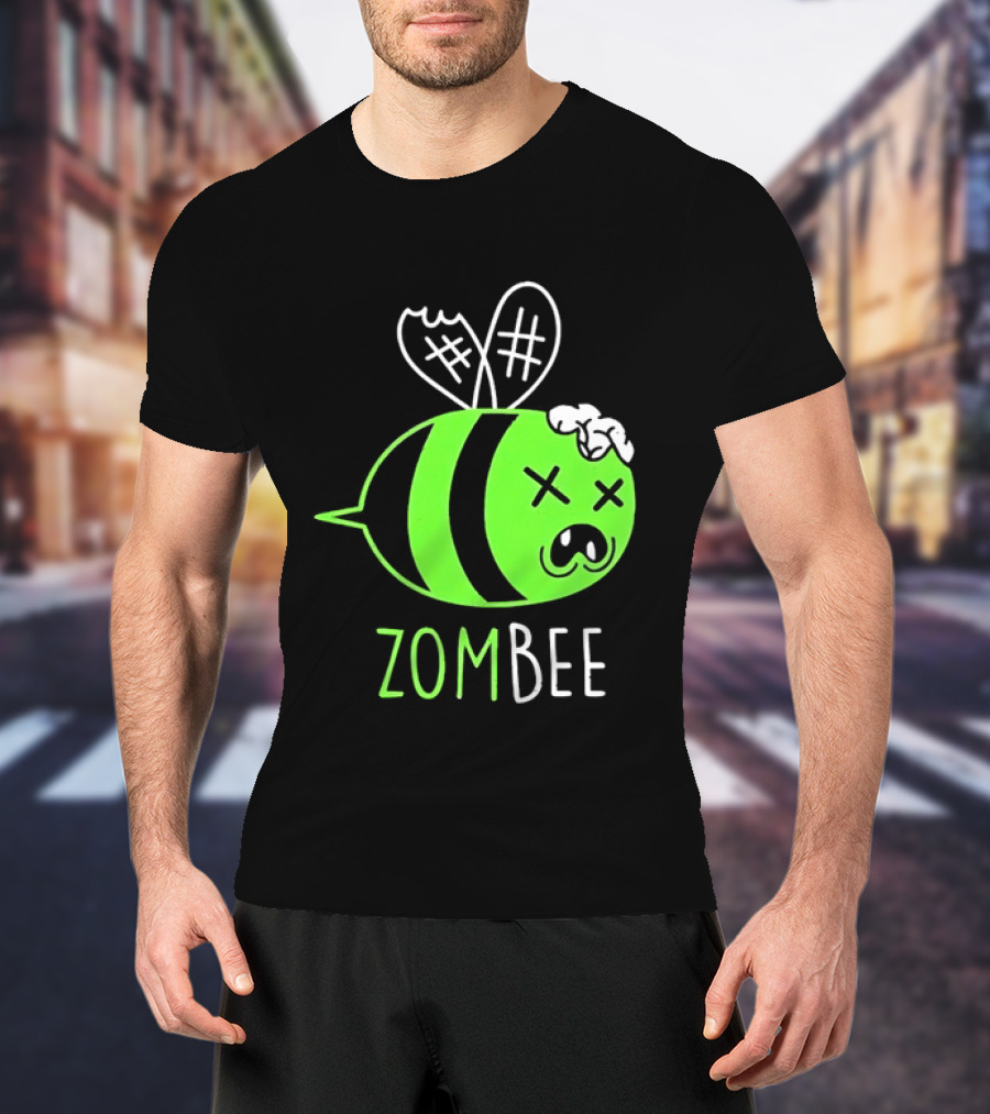 Zombee Brainy Undead Insect Horror Bee T-Shirt