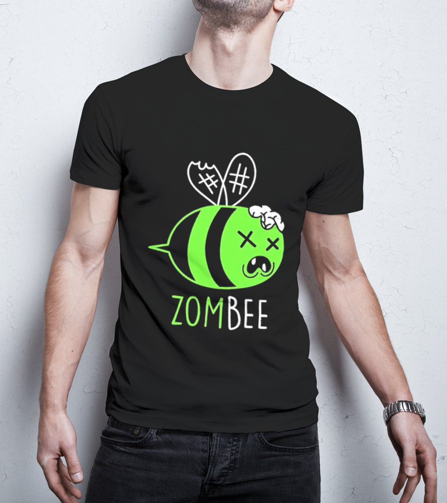 Zombee Brainy Undead Insect Horror Bee T-Shirt