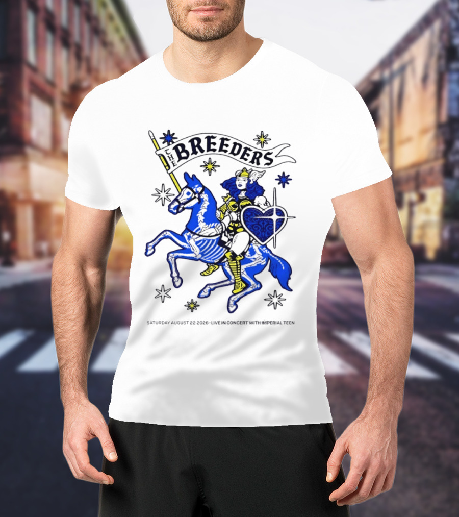 Saturday August 22 2026 The Breeders Live In Concert With Special Guest Imperial Teen T-Shirt